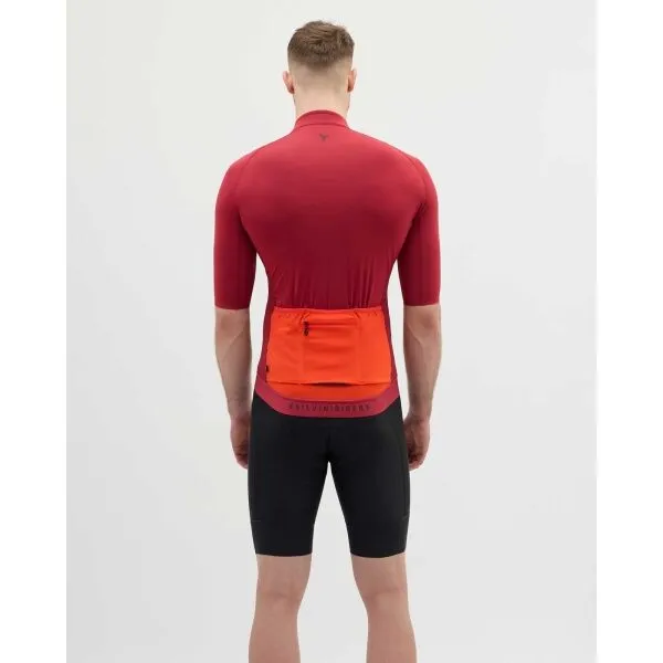SILVINI MAZZANO Pánsky cyklistický dres, vínová, veľkosť