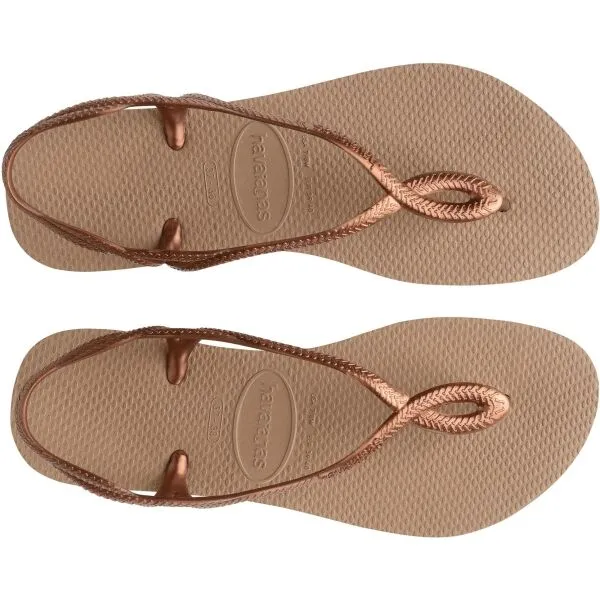 HAVAIANAS LUNA Dámske žabky, hnedá, veľkosť 37/38