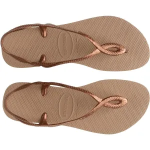 HAVAIANAS LUNA Dámske žabky, hnedá, veľkosť 37/38