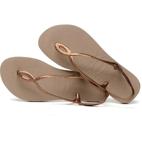 HAVAIANAS LUNA Dámske žabky, hnedá, veľkosť 37/38
