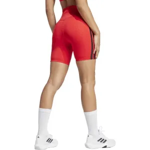 adidas TRAINING ESSENTIALS 3-STRIPES LEGGINGS Dámske legíny, červená, veľkosť L 5"
