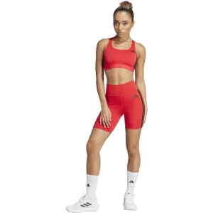 adidas TRAINING ESSENTIALS 3-STRIPES LEGGINGS Dámske legíny, červená, veľkosť L 5"