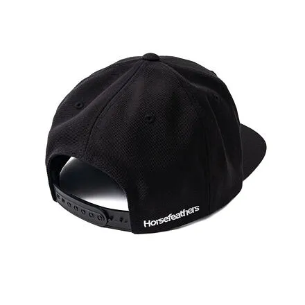 HORSEFEATHERS Snapback šiltovka COPATUTOJE - black BLACK