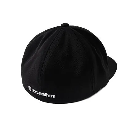 HORSEFEATHERS Flexfit šiltovka COPATUTOJE - black BLACK velikost S/M