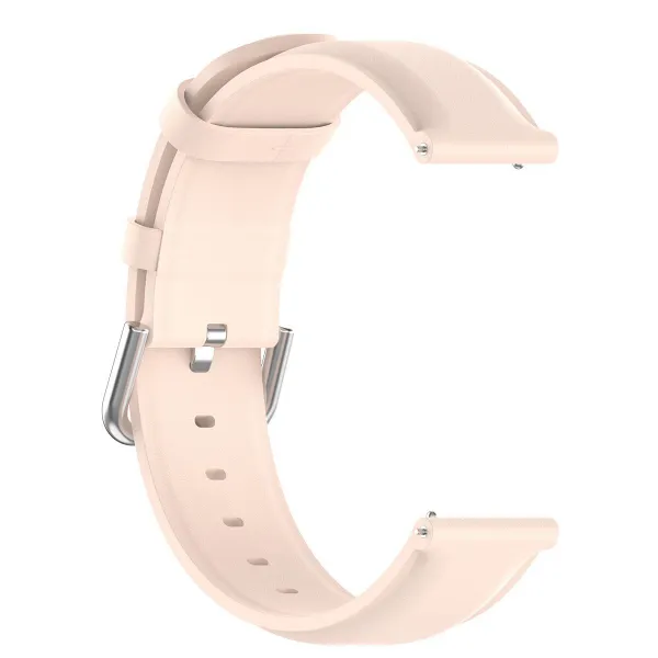 BStrap Leather Lux remienok na Xiaomi Haylou Solar LS05, pink (SSG015C1108)