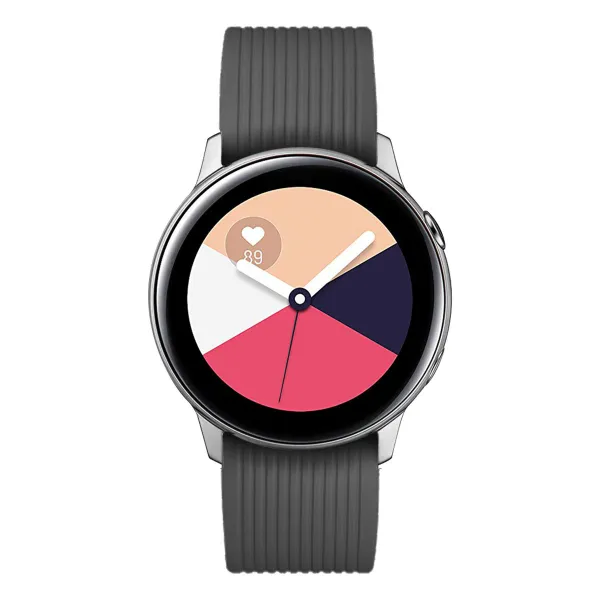 BStrap Silicone Line (Large) remienok na Garmin Vivoactive 3, black (SSG003C0206)