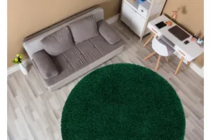 Koberec SOFFI kruh shaggy zelený