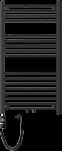 MEXEN/S - Mars radiátor + vykurovacia tyč 900 x 500 mm, 600 W, čierna W110-0900-500-2600-70