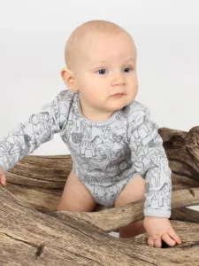Detské body SAFARI s dlhým rukávom