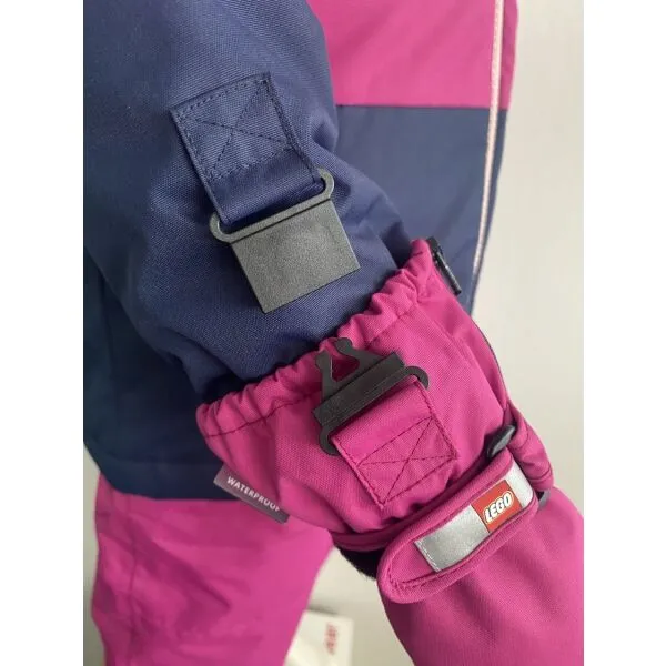 LEGO&reg; kidswear LWJESTED 708 JACKET Detská lyžiarska bunda, ružová, veľkosť