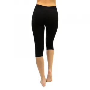EcoBamboo capri legíny EcoBamboo čierna - S/M