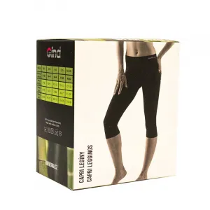 EcoBamboo capri legíny EcoBamboo čierna - S/M