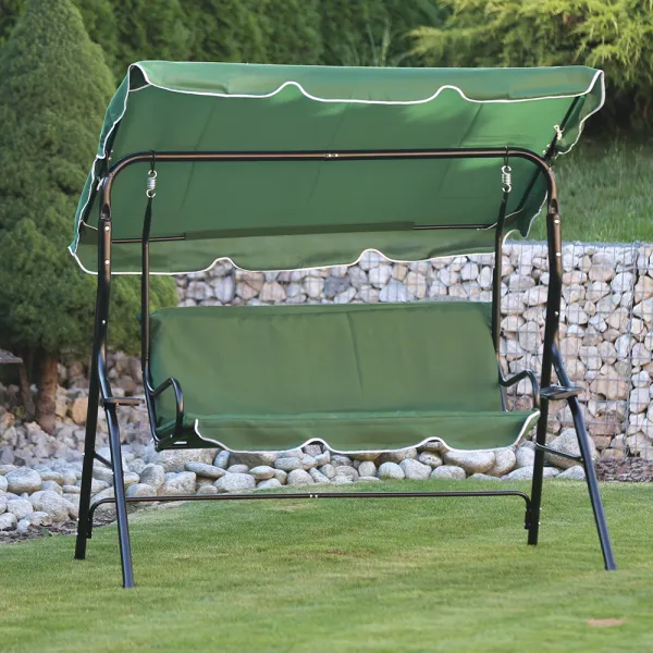 Garden Line Zahradní houpačka GOODHOME tmavě zelená