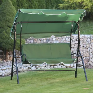 Garden Line Zahradní houpačka GOODHOME tmavě zelená