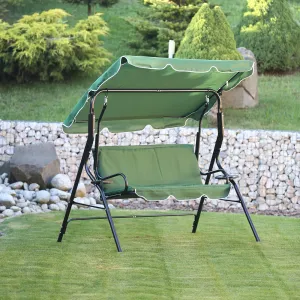 Garden Line Zahradní houpačka GOODHOME tmavě zelená