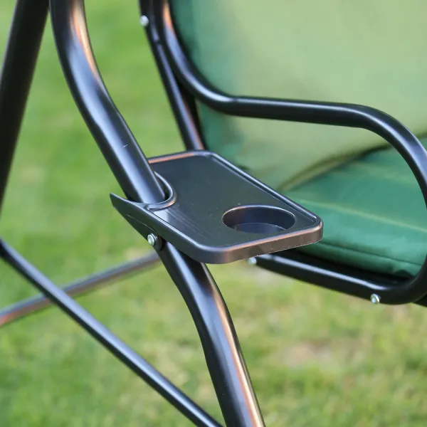 Garden Line Zahradní houpačka GOODHOME tmavě zelená
