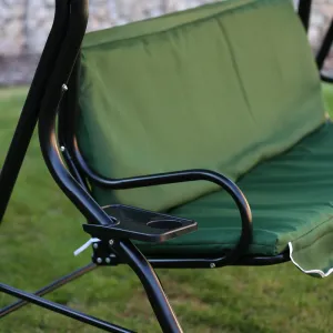 Garden Line Zahradní houpačka GOODHOME tmavě zelená