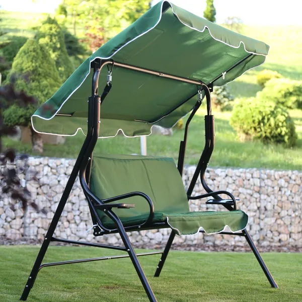 Garden Line Zahradní houpačka GOODHOME tmavě zelená