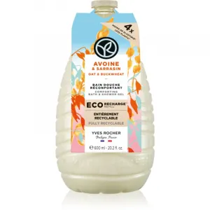 Yves Rocher Bain de Nature sprchový gél náhradná náplň Oat & Buckwheat 600 ml