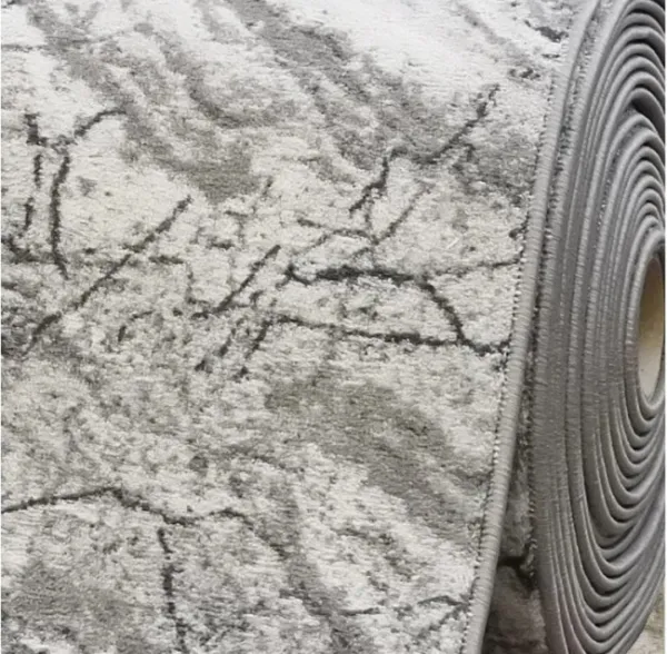 Behúň Marble 19 sivý