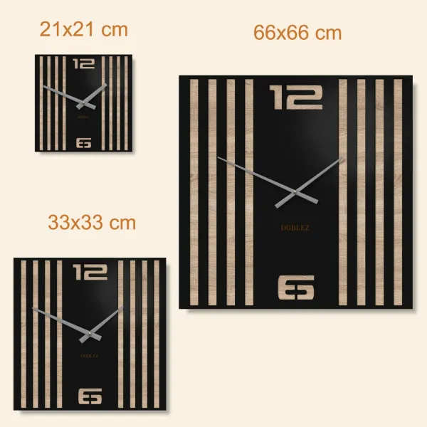 3D hodiny na stenu - Urban Lines