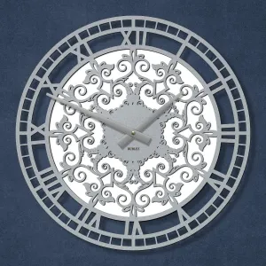 Drevené nástenné hodiny - Ornamenty