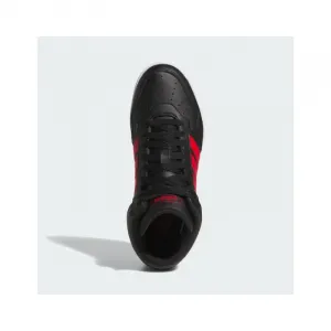 Chlapčenská rekreačná obuv ADIDAS Hoops 4.0 Mid Jr core black better scarlet cloud white