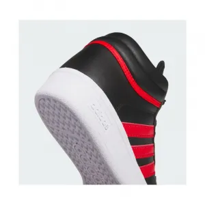 Chlapčenská rekreačná obuv ADIDAS Hoops 4.0 Mid Jr core black better scarlet cloud white