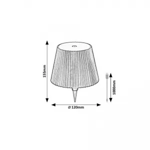 Rabalux 77142 dekoratívna LED lampička do fľaše Burdur, 2 W, stmievateľná s CCT