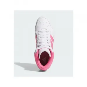 Dievčenská rekreačná obuv ADIDAS Hoops 4.0 Mid Jr cloud white pink fuchsia grey two