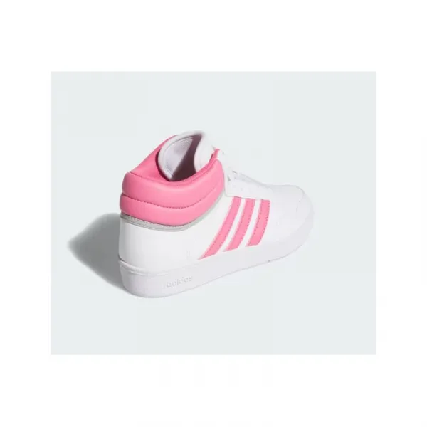 Dievčenská rekreačná obuv ADIDAS Hoops 4.0 Mid Jr cloud white pink fuchsia grey two