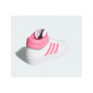 Dievčenská rekreačná obuv ADIDAS Hoops 4.0 Mid Jr cloud white pink fuchsia grey two