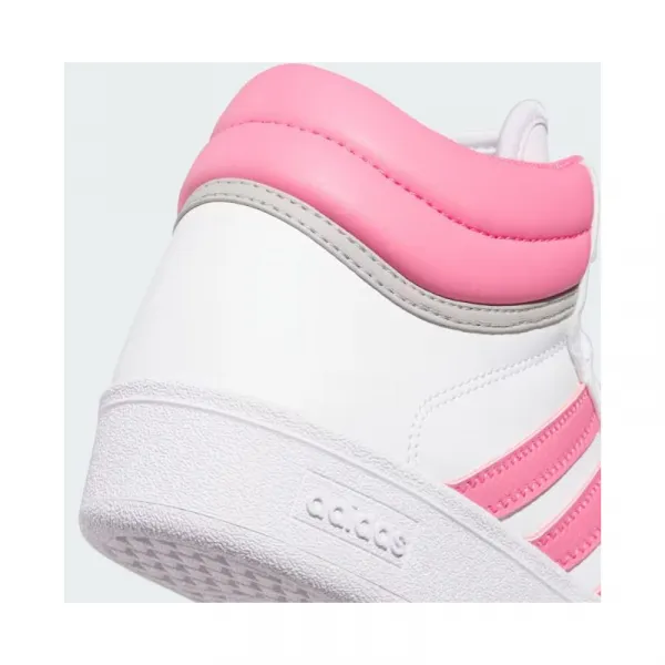 Dievčenská rekreačná obuv ADIDAS Hoops 4.0 Mid Jr cloud white pink fuchsia grey two