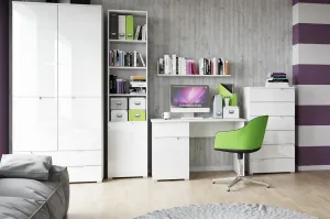 Szynaka PC stolík SELENE 14 | biela