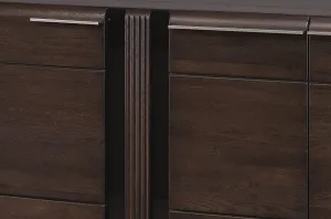 Szynaka Komoda Porti 45 160 cm z masívu dub čokoládový