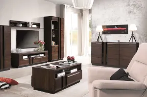 Szynaka Komoda Porti 48 180 cm z masívu dub čokoládový