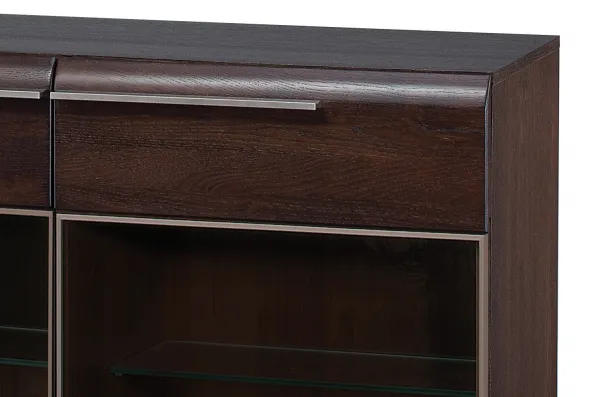 Szynaka Komoda Porti 48 180 cm z masívu dub čokoládový