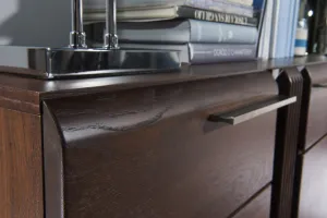 Szynaka Komoda Porti 48 180 cm z masívu dub čokoládový