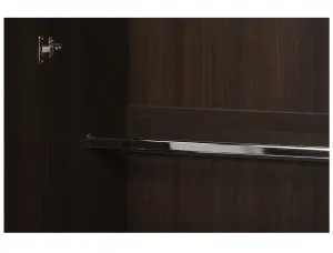 Szynaka Šatníková skriňa Porti 73 165 cm z masívu dub čokoládový