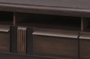 Szynaka TV stolík Porti 25 160 cm z masívu dub čokoládový