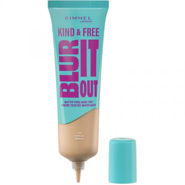 Rimmel Kind & Free Blur It Out ľahký hydratačný make-up SPF 20 odtieň 160 Vanilla 30 ml