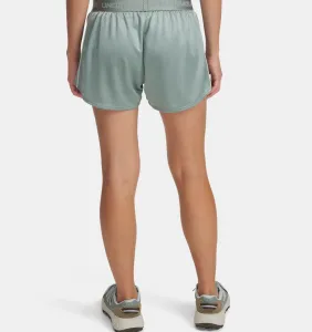 Dámske tréningové kraťasy UNDER ARMOUR Tech Play Up Shine Shorts-GRN