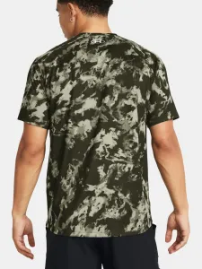 Under Armour TECH ABC CAMO Pánske tričko s krátkym rukávom, khaki, veľkosť