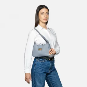 Light blue women's handbag Geox Solangy - Women's