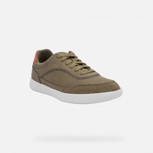 Light green men's sneakers Geox Rieti - Men's