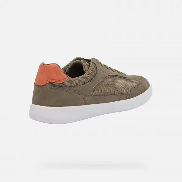 Light green men's sneakers Geox Rieti - Men's