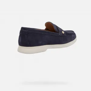 Dark blue women's moccasins Geox XAN3 - Women's
