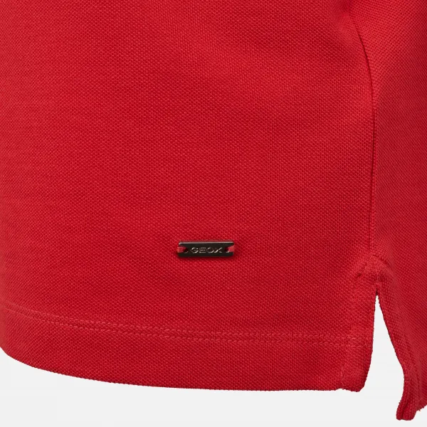 Red men's polo shirt Geox - Men's