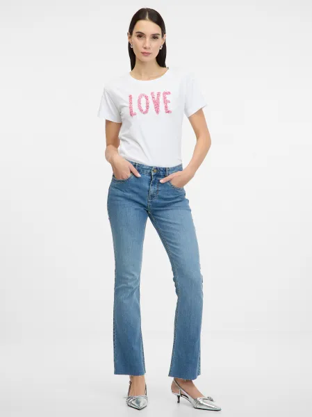 White Women's Short Sleeve T-Shirt ORSAY - Women's