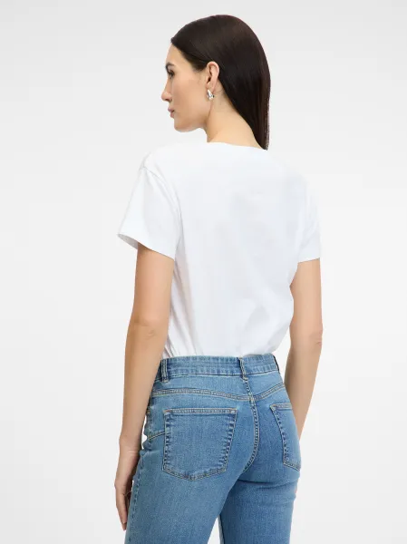 White Women's Short Sleeve T-Shirt ORSAY - Women's